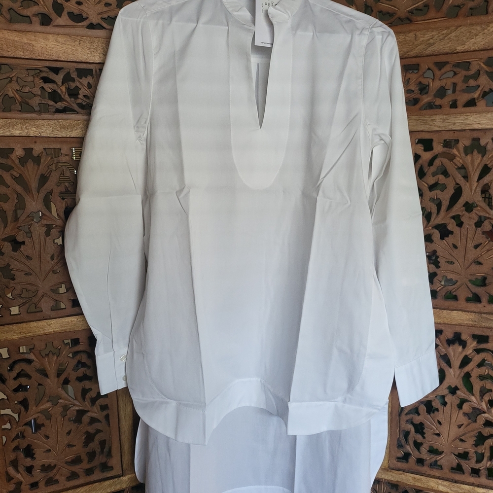 NWT Harshman Elegant White Women's Blouse Size XS